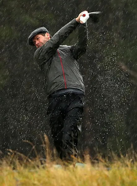 England’s Robert Rock during the third round of the ASI Scottish Open (Jane Barlow/PA)