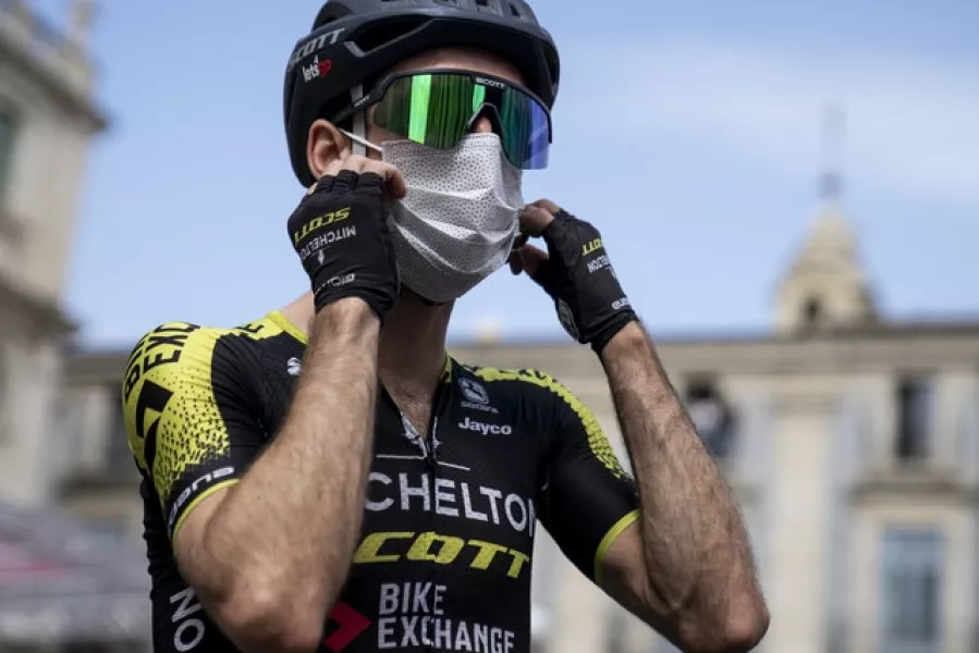 Simon Yates withdrew from the Giro on Saturday after a positive test for the virus (Marco Alpozzi/AP/PA)