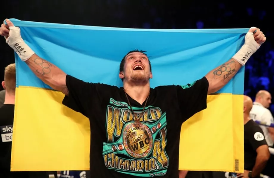 Oleksandr Usyk could scupper hopes of a unification bout (Nick Potts/PA)