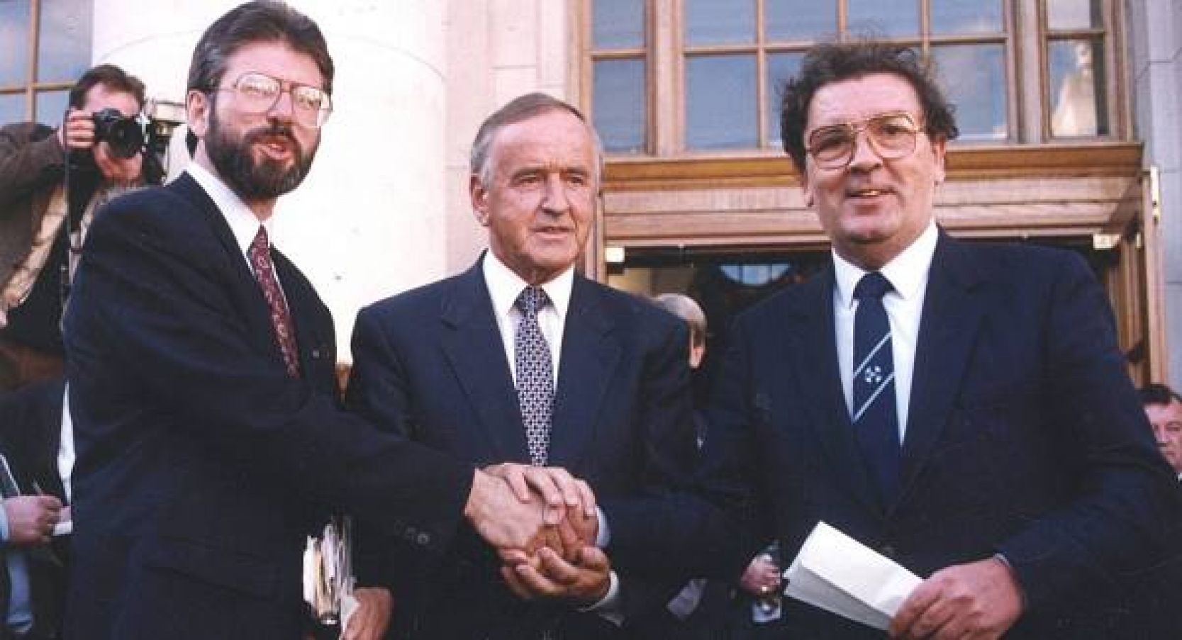 Albert Reynolds Gerry Adams John Hume 1996 Large