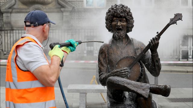 Charges Dropped Over Graffiti Attack On Luke Kelly Statue In Dublin's Southside