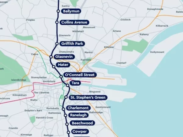 Metrolink Dublin Plan large