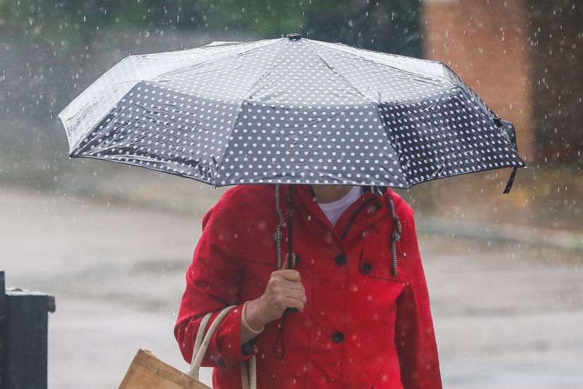 Met Éireann Issues 'Thundery' Rain Warning For Three Counties
