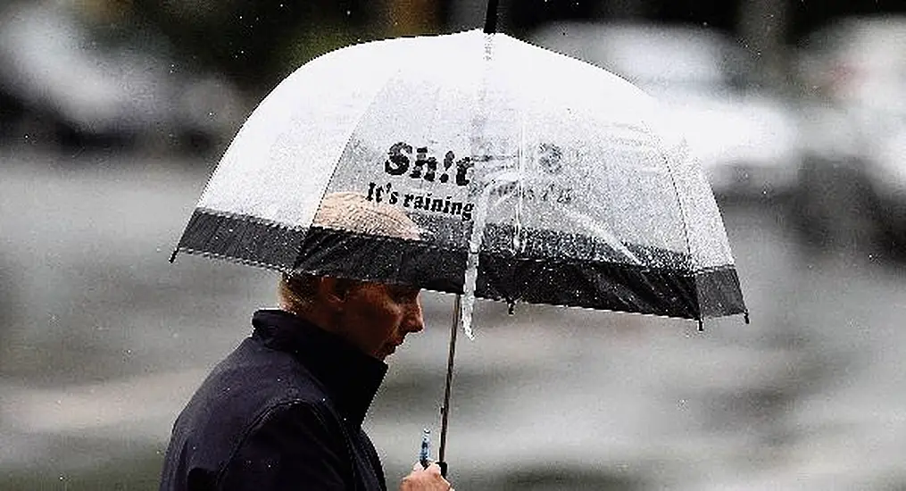 Status Yellow Rainfall Warning For West Of Ireland