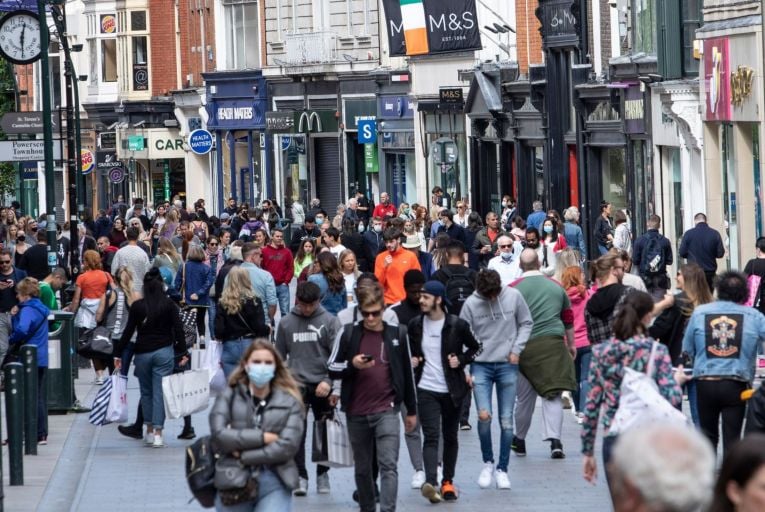 Vacancy in prime retail areas such as Grafton Street reached historic highs this year. Picture: Fergal Phillips 