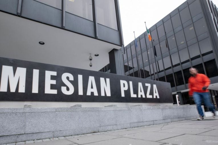 The report recommended that the OPW take all necessary steps to avoid the loss of €10 million on the lease of Miesian Plaza, where the Department of Health is located. Picture: Rollingnews.ie 