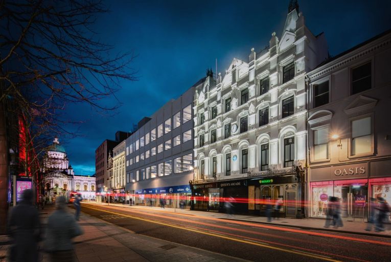 CGI of the proposed 35DP development on Donegall Place in central Belfast