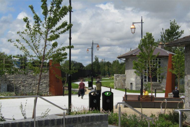 Abbey Quarter Riverside Garden and Skate Park in Kilkenny, winner of the Best Public/Private Sector Project in Leinster