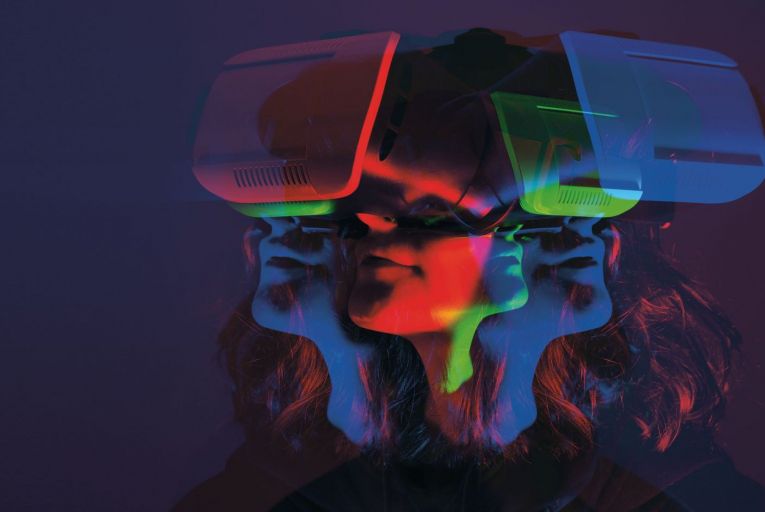 Whose idea of fun is it to strap on a VR headset to attend a work meeting? Are we as a culture in need of even more immersion in digital worlds rather than, as many would suggest, more real-life interaction with each other? Picture: Getty