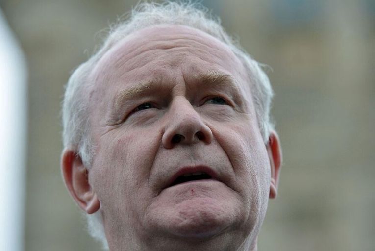 Does McGuinness leave Adams vulnerable? Pic: Getty