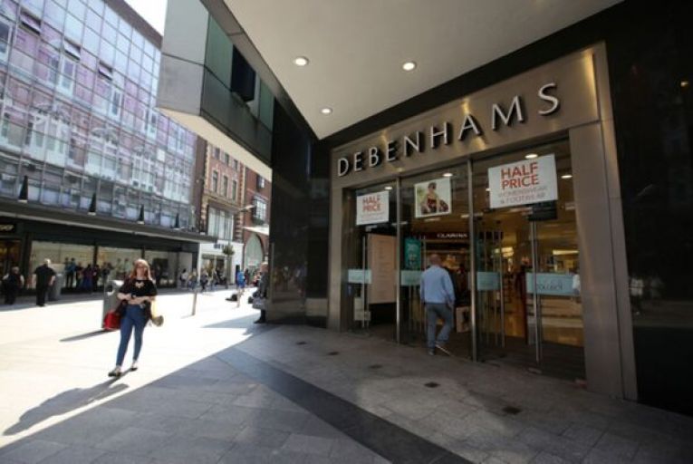 Debenhams to put its Irish arm into liquidation