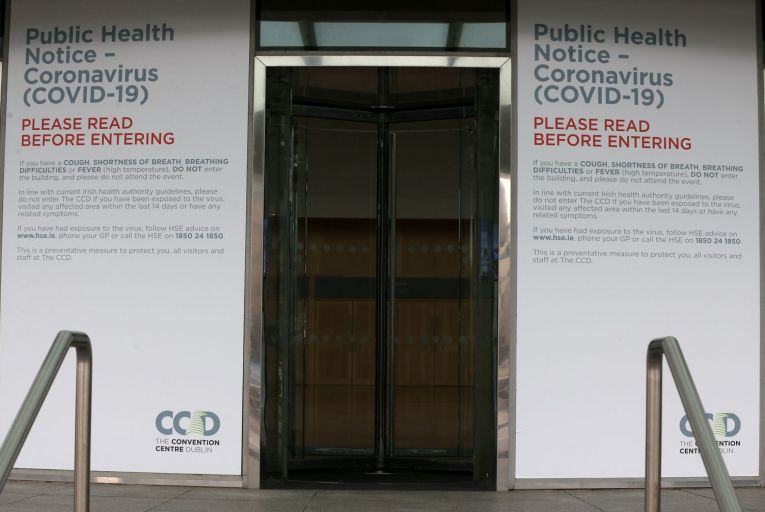 The Convention Centre in Dublin hosted the Dáil for a period during the pandemic. Concerns were raised about a lack of social distancing among some ministerial drivers in the building late last year. Picture: RollingNews.ie