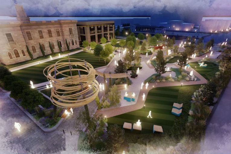 A CGI depiction of the proposed City Quay Gardens in Belfast