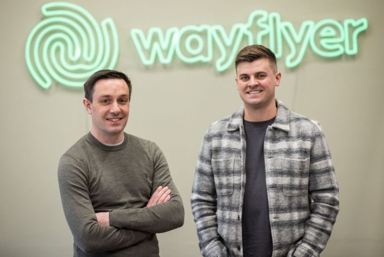  Aidan Corbett and Jack Pierse, founders of Wayflyer: one of Ireland’s newest unicorns, the firm just announced a multimillion funding round. Picture: Naoise Culhane Photography