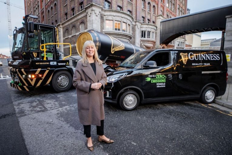Guinness begins use of electric trucks and vans
