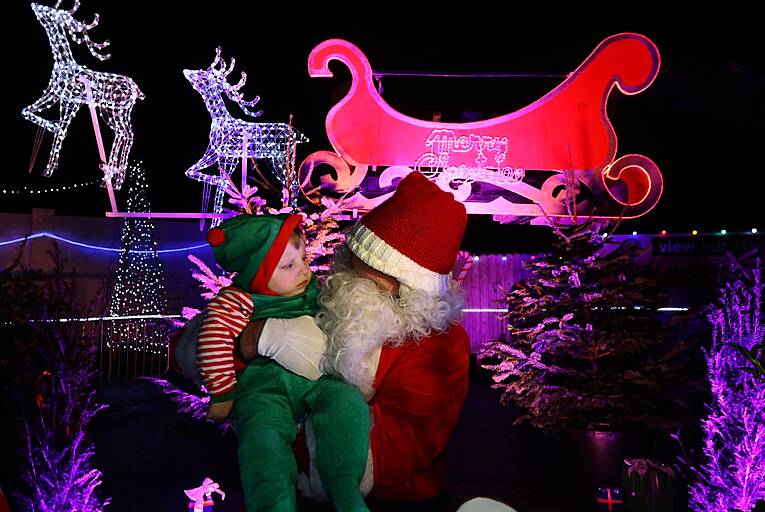 Santa pays a flying visit to Galway’s Winter Wonderland