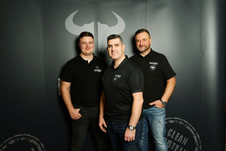 Daniel Galvin, sales director, Brendan Dixon, commercial director, and Michael Galvin, director of Purepower: ‘We go towards the more premium end. We want to deliver cracking products.’ Picture: Bryan Meade 