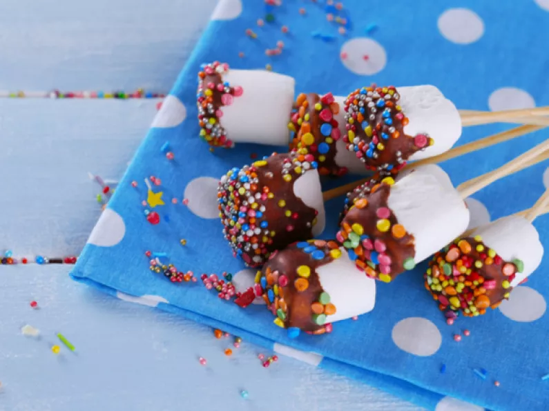 These marshmallow sweet treats are perfect to make with the kids