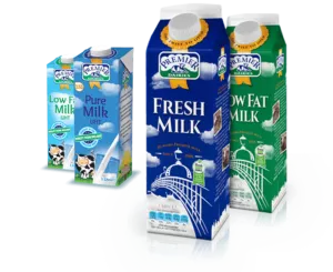 Selection of premier milk 