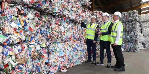 Minister Smyth Launches AI Carton Recycling Technology In Ballymount