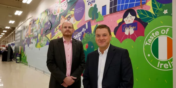 Tesco And Cadbury Collaborate To Unveil New Artwork At Tesco Clarehall, North Dublin