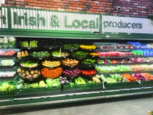 The loose fruit and vegetable section in Supervalu Rathgar