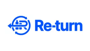 The re-turn logo on a white background