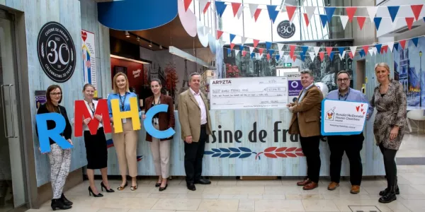 Aryzta Ireland Donates Over €40,000 To Charity Partner Ronald McDonald House