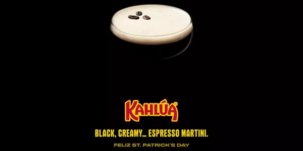 Kahlúa To Give 100 Free Espresso Martinis This St. Patrick’s Day