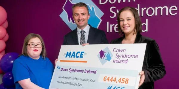 Mace Retailers Present €444,448 To Down Syndrome Ireland