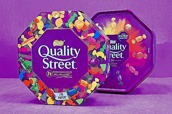 Smurfit Westrock Creates Paper Quality Street ‘Tin’ For Nestlé