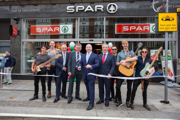 Spar Lower Abbey Street Launches With Surprise Gig