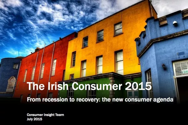 Bord Bia Profiles New Irish Consumer In 2015 Report