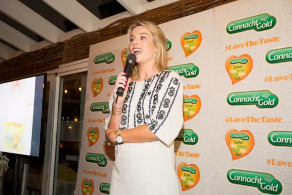 Pippa O’Connor Celebrates #LoveTheTaste At Connacht Gold Tea Party