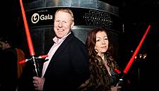 Gala Turns Spire Into Lightsaber For Star Wars Release