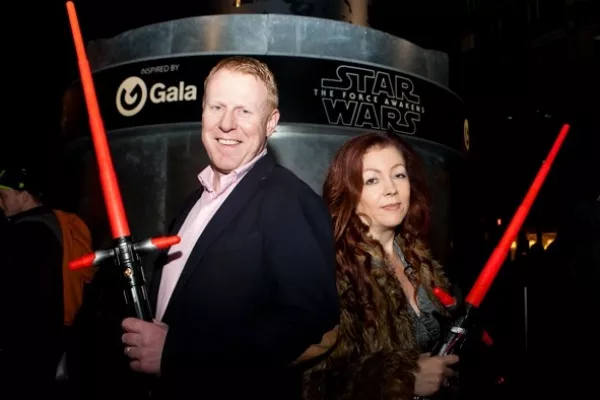 Gala Turns Spire Into Lightsaber For Star Wars Release