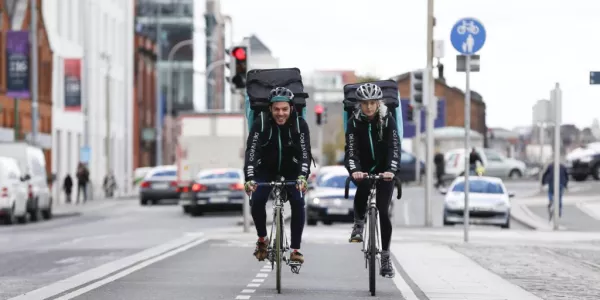 Deliveroo Sees Huge Growth In On-Demand Grocery Deliveries in Ireland