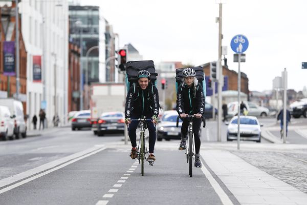 Deliveroo Sees Huge Growth In On-Demand Grocery Deliveries in Ireland