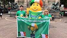 Mr. Tayto Joins Irish Football Fans In Paris