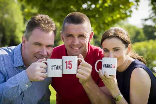Alan Quinlan Supports Mental Health With Aramark #TAKE15 Campaign