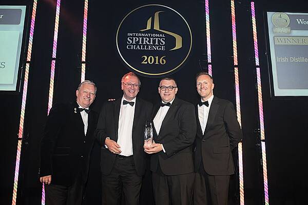 Irish Distillers Dubbed "World Whiskies Producer Of The Year" at International Spirits Challenge