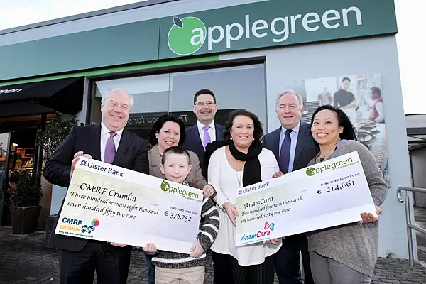 Applegreen Raises Almost €600,000 For Charity In Two Years