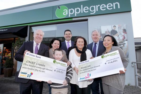 Applegreen Raises Almost €600,000 For Charity In Two Years