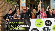 Dunnes Workers Welcomes 12% Pay Increase
