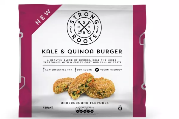 Strong Roots Launches First Ever Kale & Quinoa Burger