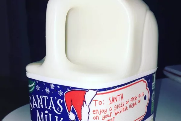 Aldi Launches 'Santa's Milk' In Stores Nationwide