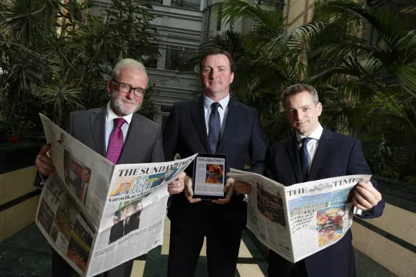 Ireland Edition Of The Times To Hit The Stands In Print Format