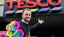 Tesco Stores Change Chevrons To Rainbow Colours For Pride