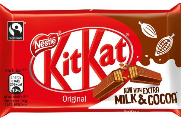 Kitkat Improves Recipe With Extra Milk And Coca