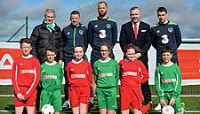 Spar Retailers' Children Learn New Soccer Skills From Irish Team